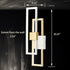 Imola Modern LED Wall Sconce Rectangle  Flush Mount Wall Light
